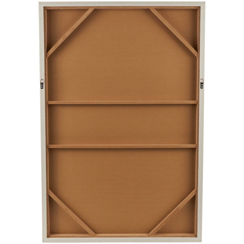 Brown Polyester Geometric Home Wall Decor with Tan Layered Arch