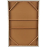 Brown Polyester Geometric Home Wall Decor with Tan Layered Arch