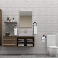 Stainless Steel Towel Rings & Toilet Paper Holder Set