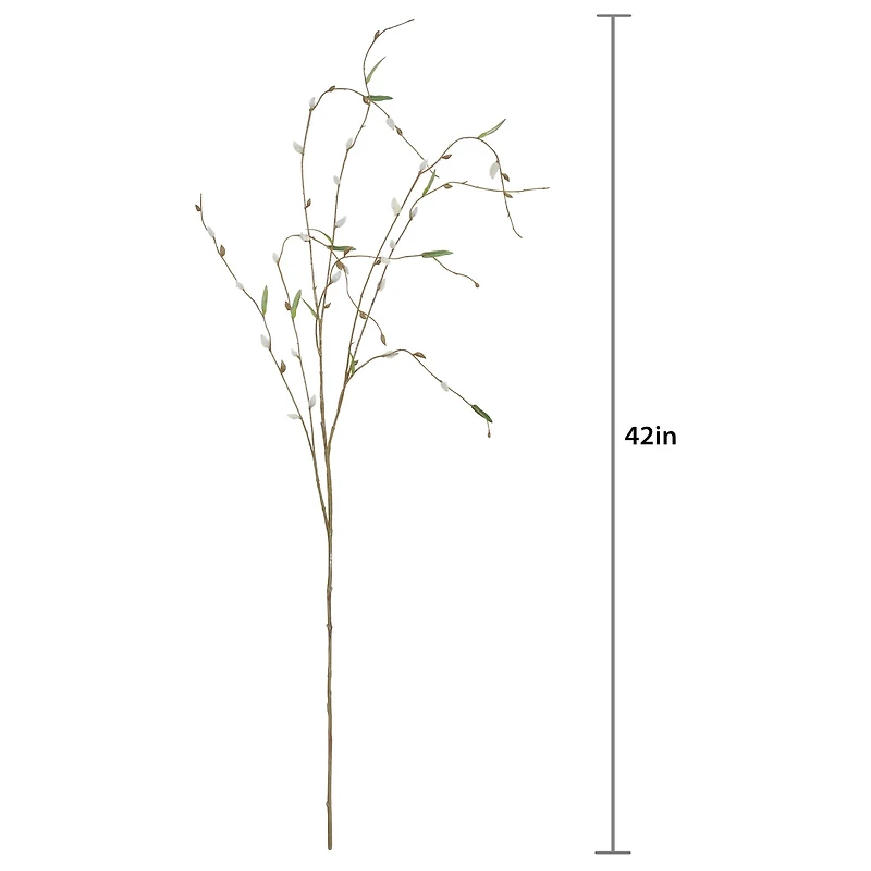42" Cream Willow Branch Stem by Ashland®