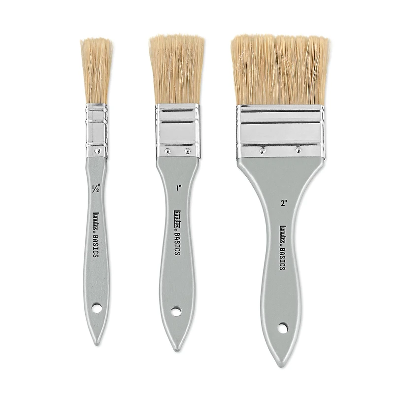 Liquitex® BASICS® Natural Hair 3 Piece Brush Set