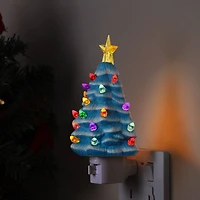 Light Blue Nostalgic Tree Nightlight