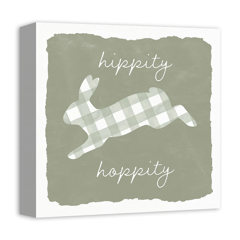 Hippity Hoppity Bunny Canvas Wall Art
