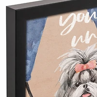 You are Un-stoppable 12" x 12" Black Framed Canvas