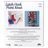 Leisure Arts® Rose Latch Hook Kit