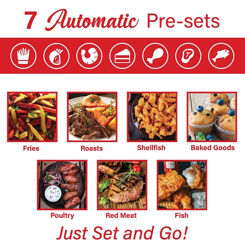 Brentwood 4-qt. 1400 Watt Electric Digital Air Fryer