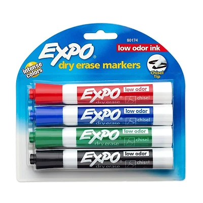 Expo® Chisel Tip Dry Erase Marker Set