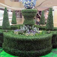 20" Ficus Style Plant Living Wall Panels, 4ct.