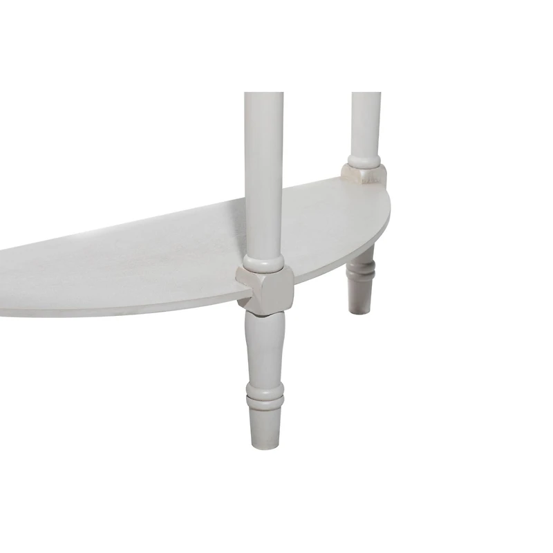 32" Light Gray Traditional Wooden Console Table