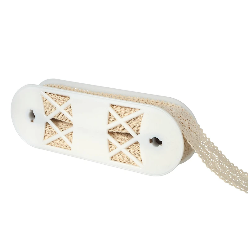 1.7" Scalloped Ivory Crochet Lace Trim by Celebrate It®