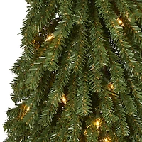3ft. Pre-Lit Grand Alpine Artificial Christmas Tree, Clear LED Lights