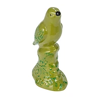Hello Honey® 8" Green Bird Reclaimed Glass Tabletop Décor
