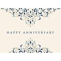 JAM Paper Flourish Blank Anniversary Card Set
