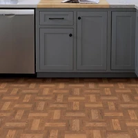 FloorPops Parquet Peel & Stick Floor Tiles