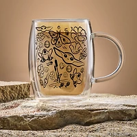 JoyJolt® Star Wars™ 5.4oz. Mandalorian The Child All Around Glass Mug Set, 2ct.