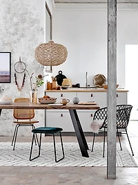 Hello Honey® 19" Black Acacia Wood Tray/Cutting Board