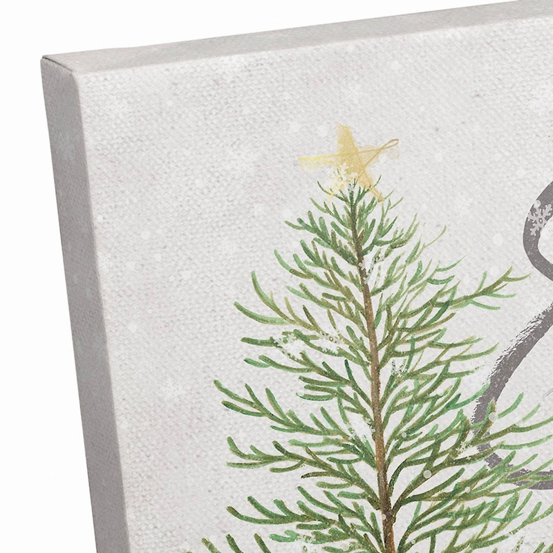 Let It Snow Canvas Wall Art