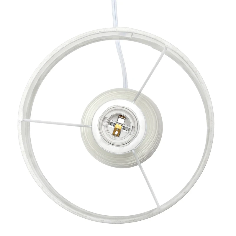 Simple Designs 16" Textured Linear Ceramic Table Lamp