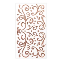 Rose Gold Glitter Swirl Stickers by Recollections™