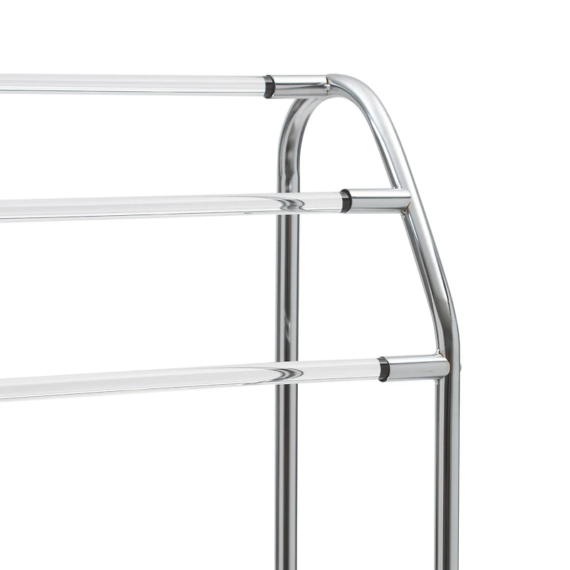 Organize It All Freestanding Acrylic Towel Rack