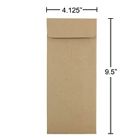 JAM Paper #10 Brown Kraft Paper Bag Policy Business Premium Envelopes