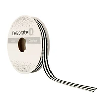3/8" x 7yd. Grosgrain Stripe Ribbon by Celebrate It™