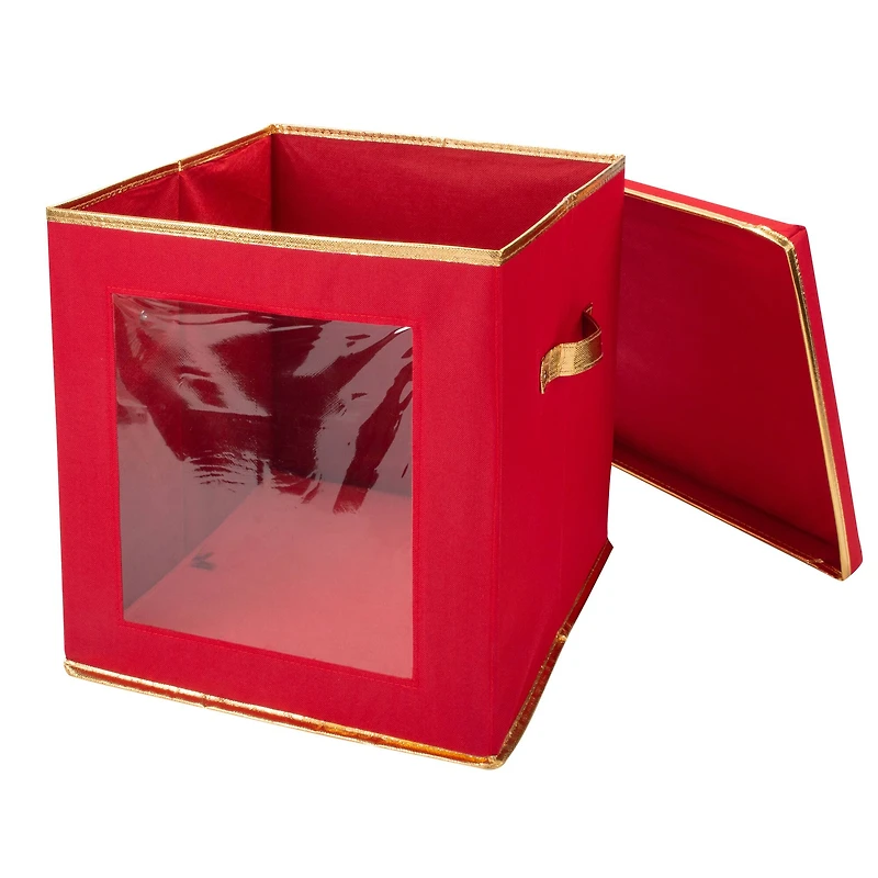 Simplify Ornament Storage Box with See-Through Window
