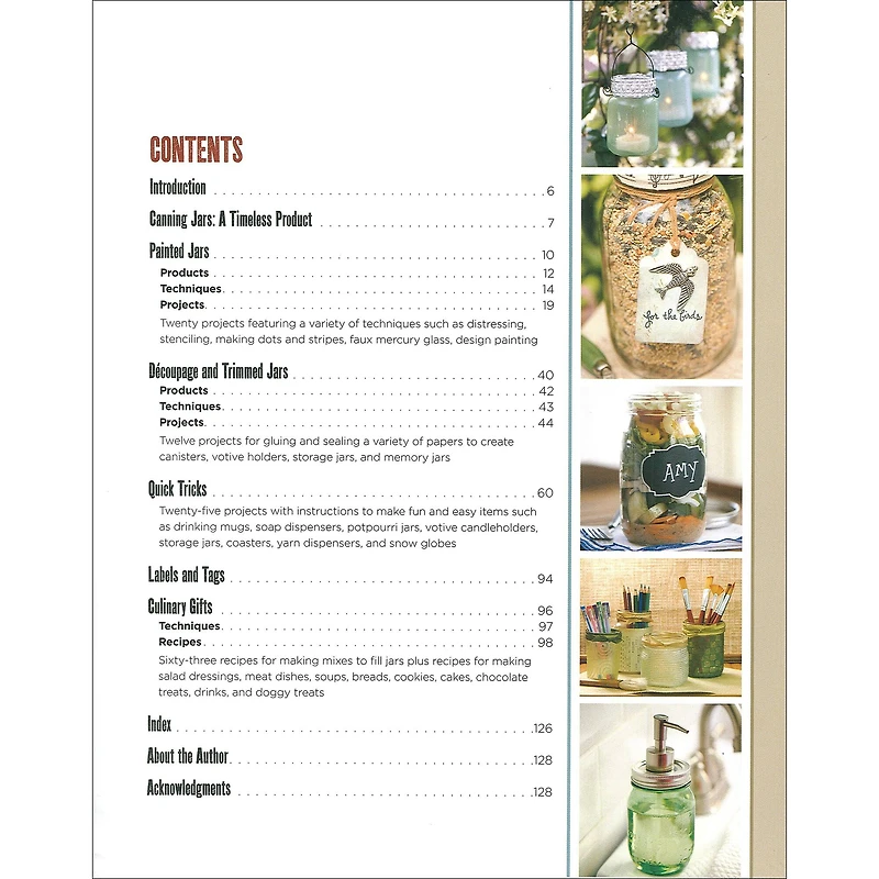 Lark Books Mason Jar Gifts Book