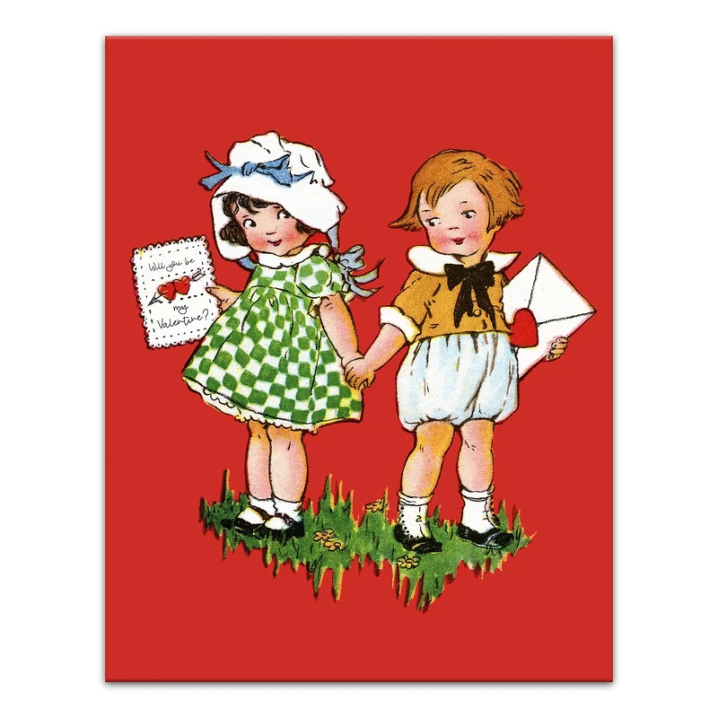 Be My Valentine 11" x 14" Canvas Wall Art