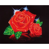Diamond Dotz® Red Rose Sparkle Diamond Painting Artwork Kit