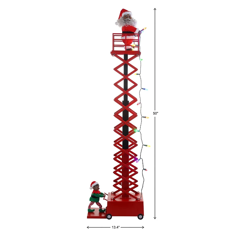4ft. Animated & Musical Santa's Lift