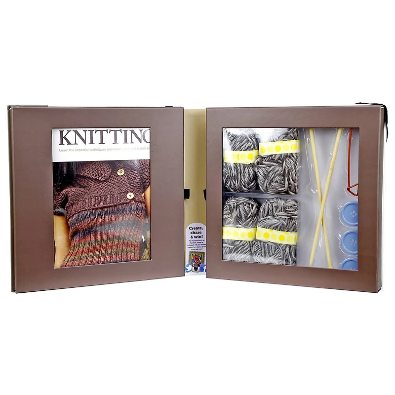 SpiceBox Introduction to Knitting Kit