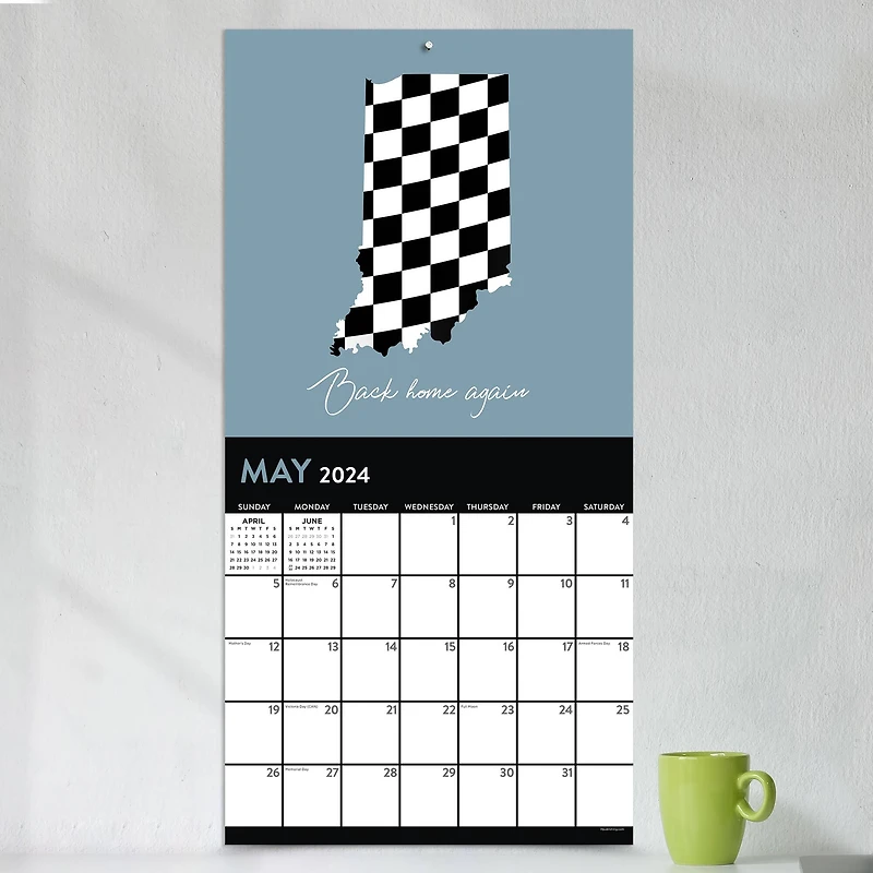 TF Publishing 2024 Home: Indiana Wall Calendar