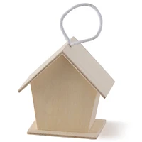 8 Pack: 3.5" Wood Heart Birdhouse by Make Market®