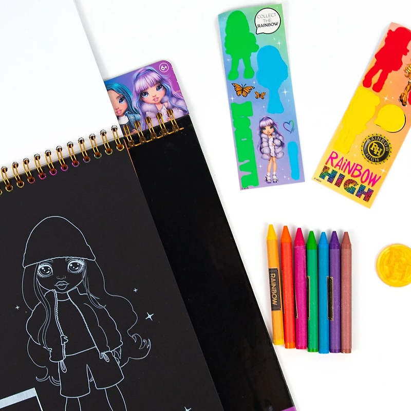 Rainbow High Scratch 'n Style Fashion Sketchbook