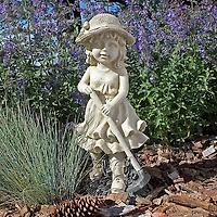 Design Toscano 13" Medium Rebecca Young Gardener Girl Statue