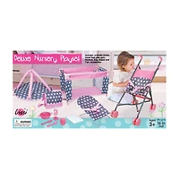 Lissi Dolls Doll Deluxe Nursery Play Set With Accessories