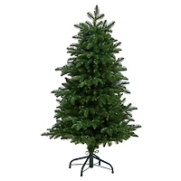 4ft. Pre-Lit South Carolina Fir Artificial Christmas Tree, Clear Lights