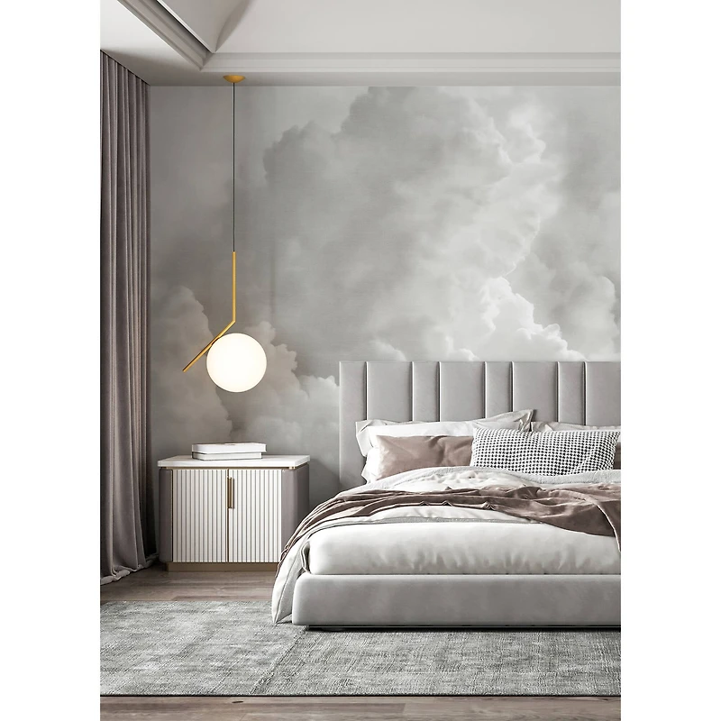 Katie Hunt Dove Gray In the Clouds Wall Mural