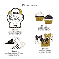 Kate Aspen® Black & Gold Birthday Yard Sign Set