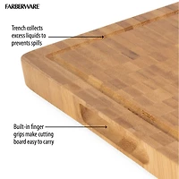 Farberware 12" End Grain Acacia Bamboo Cutting Board