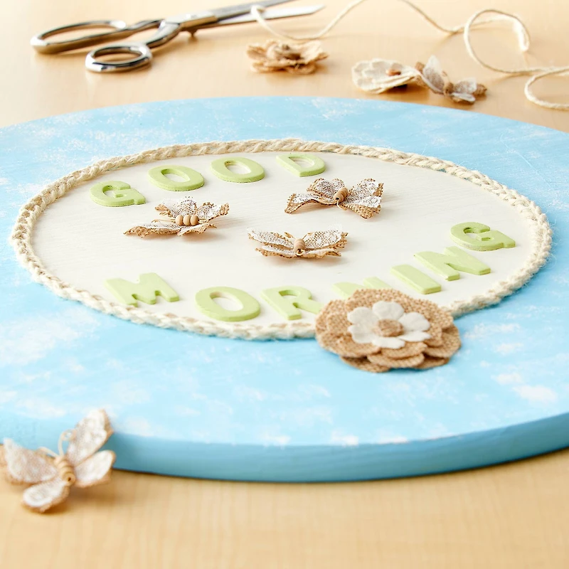 18" Unfinished Wooden Circle Plaque by Make Market®