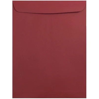 JAM Paper 9" x 12" Dark Red Open End Catalog Premium Envelopes