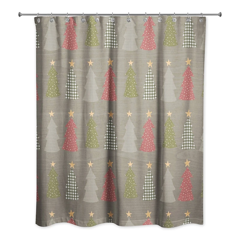 Tree Pattern Shower Curtain