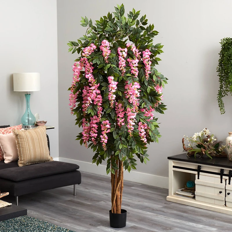 6.5ft. Potted Wisteria Silk Tree