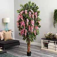 6.5ft. Potted Wisteria Silk Tree