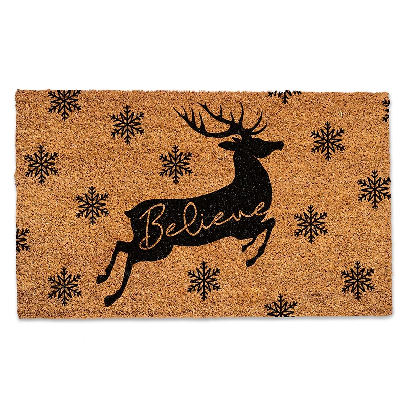 Believe Reindeer Doormat