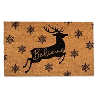 Believe Reindeer Doormat