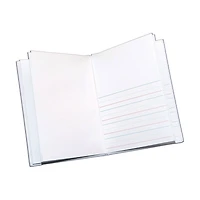 Ashley Productions Hardcover Blank Book Primary Lined, 6" x 8" Portrait, White, Pack of 12