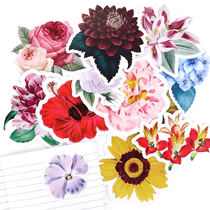 Vinyl Diecut Flower Sticker Set by Recollections™